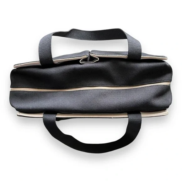 Vintage Lacoste Black Mini Tote Shoulder Bag - Picture 4 of 14